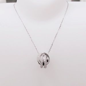 M PLATING  FURTHER PENDANT, SMALL, WHITE